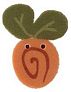 Small Pumpkin Swirly Bud